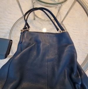 Good Condition Authentic Blue Purse & Wallet